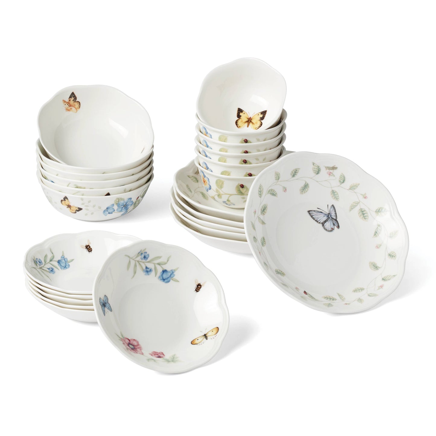 Lenox Butterfly Meadow 24-Piece Bowl Set