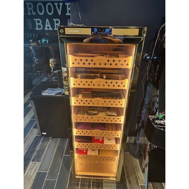 Raching MON3800A Electric Humidor | Holds 1,500 Cigars