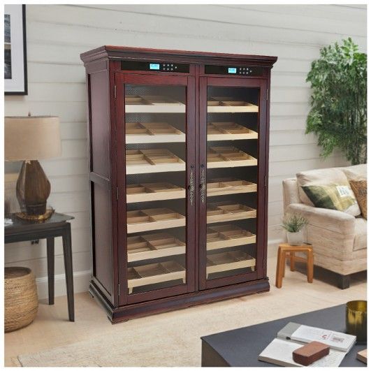 Reagan Electric Humidor Cabinet | Holds 4000 Cigars