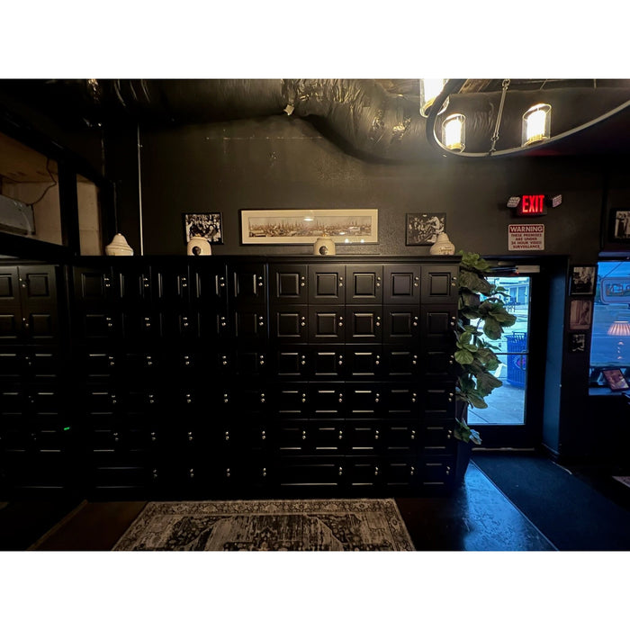 Humidor Supreme Large Humidor Cigar Locker with 28 lockers | Holds 8500 Cigars