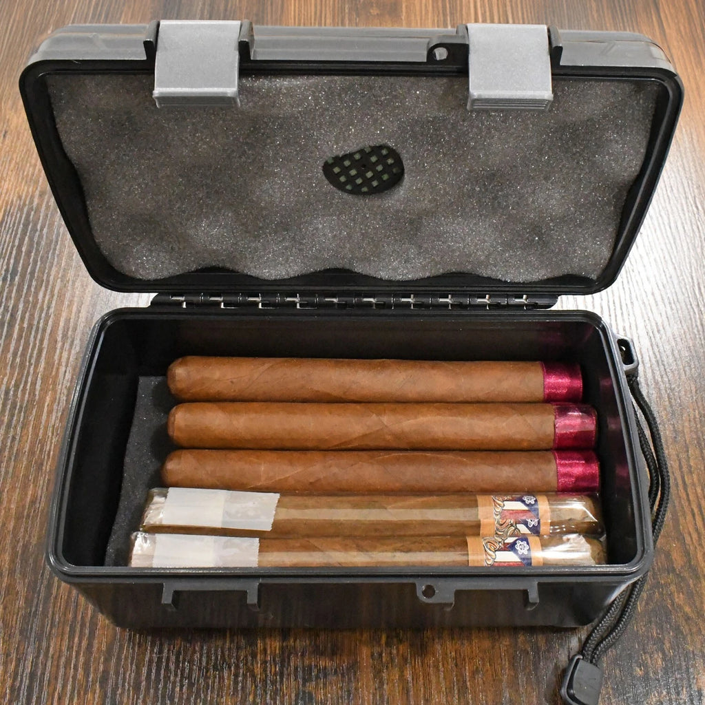 Xikar Travel Humidor | Waterproof Crushproof Airtight | Sizes 5, 10, 15, 20, 40, 60 Cigar Capacity