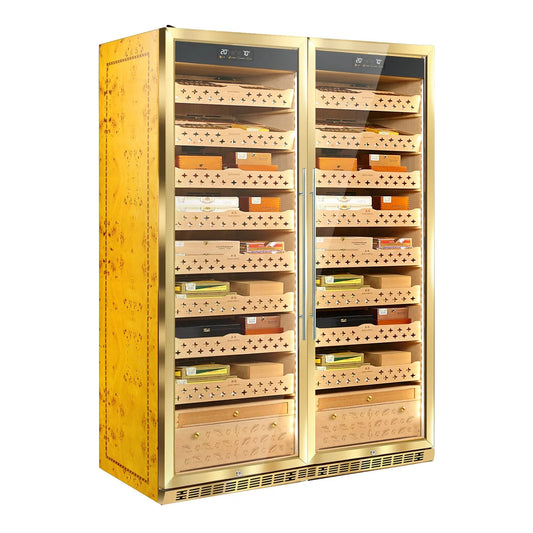 Raching SD-800 Double Electric Humidor Cabinet | Holds 4000 Cigars