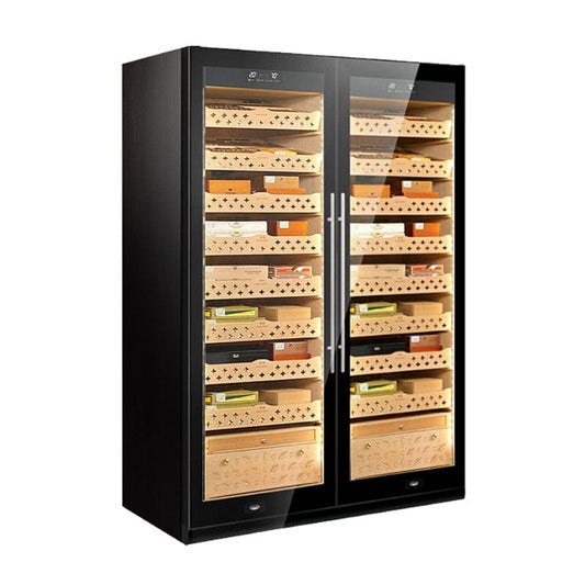 Raching SD-800 Double Electric Humidor Cabinet | Holds 4000 Cigars