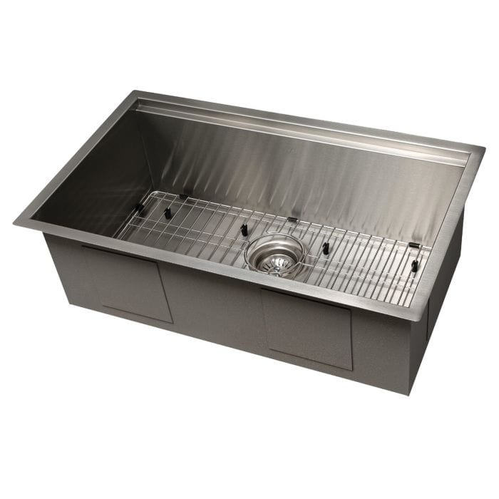 ZLINE Garmisch 30" Undermount Single Bowl Sink in Stainless Steel with Accessories (SLS-30)