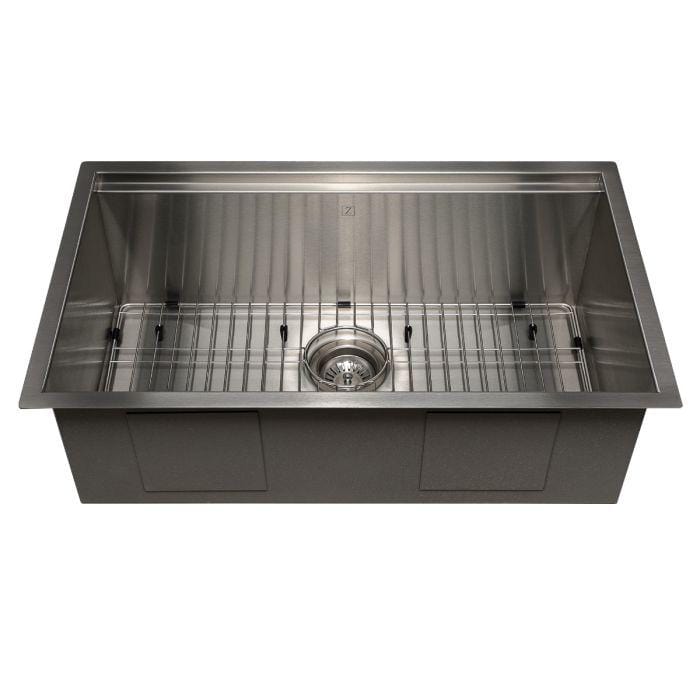 ZLINE Garmisch 30" Undermount Single Bowl Sink in Stainless Steel with Accessories (SLS-30)