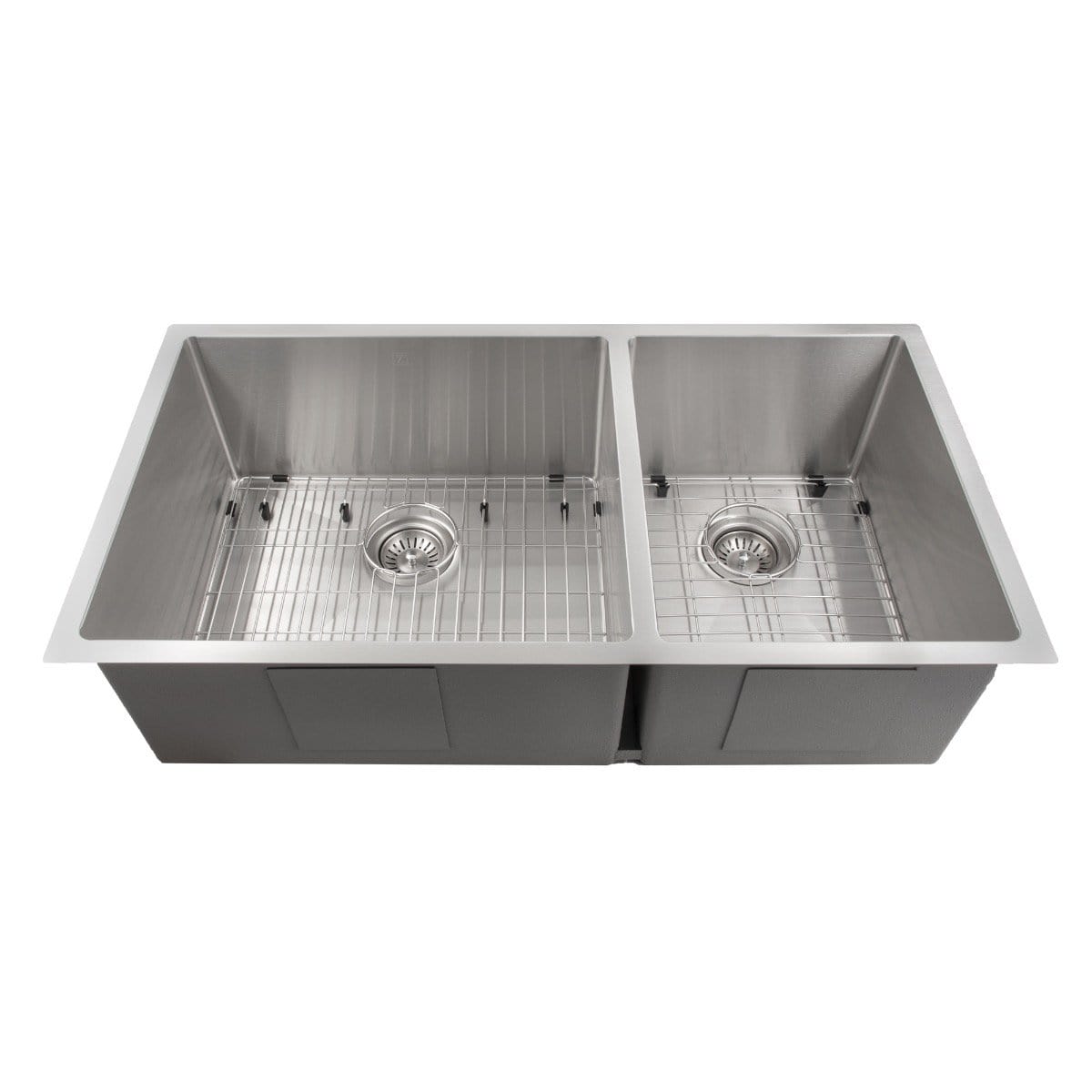 ZLINE Chamonix 36" Undermount Double Bowl Sink in Stainless Steel (SR60D-36)