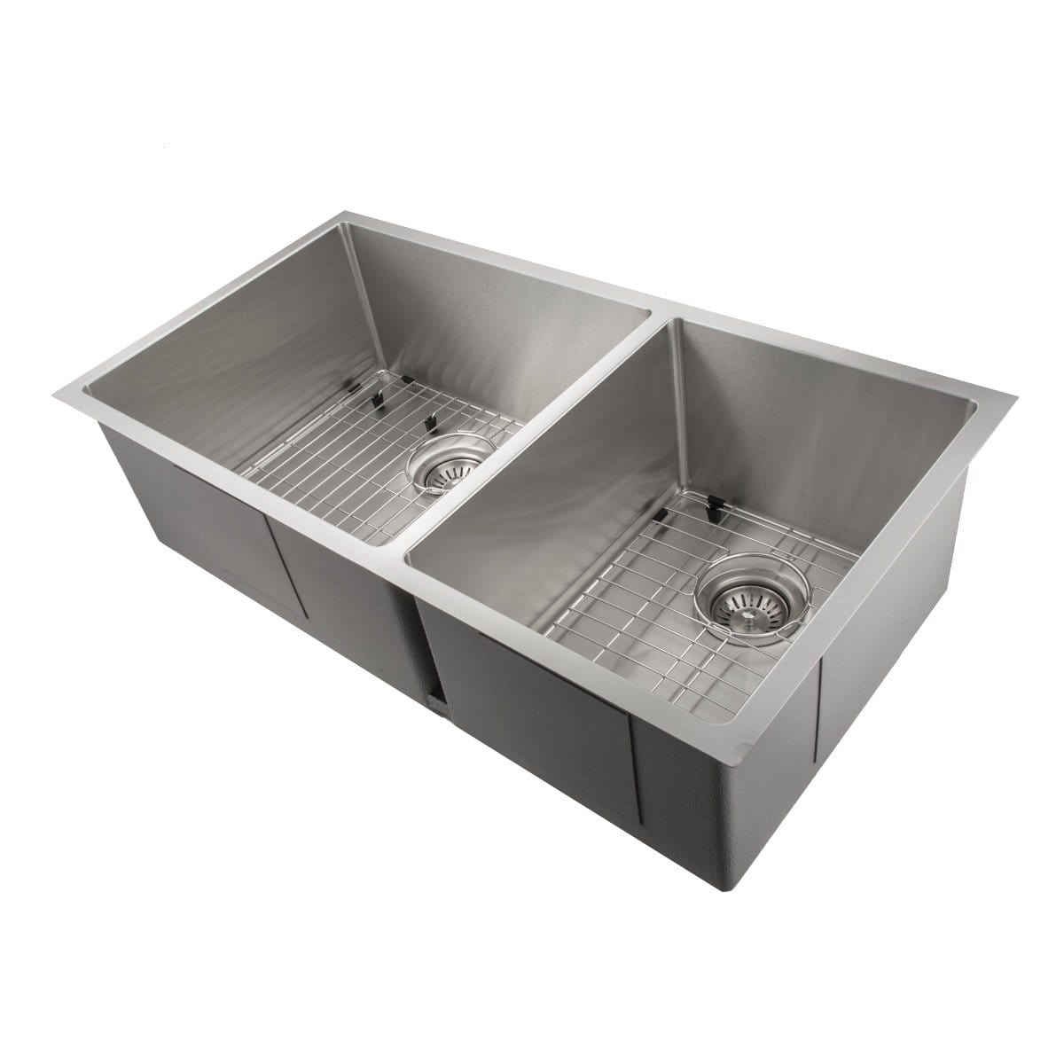 ZLINE Chamonix 36" Undermount Double Bowl Sink in Stainless Steel (SR60D-36)