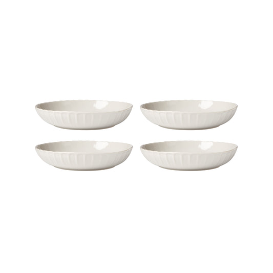 Lenox French Perle Groove Dinner Bowls, Set of 4