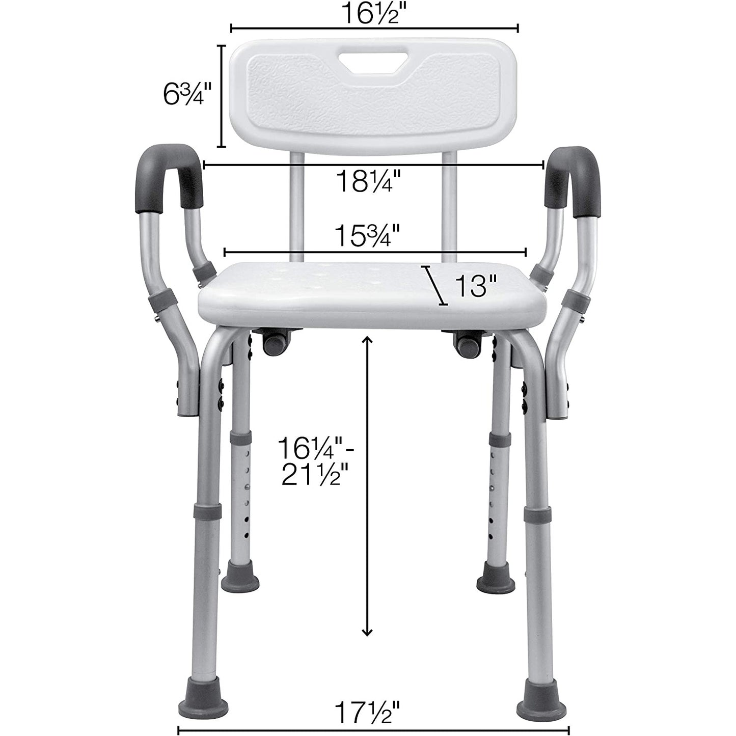 TrustLine Shower Chair | Safety Support Seat | For Elderly, Disabled, and Injured