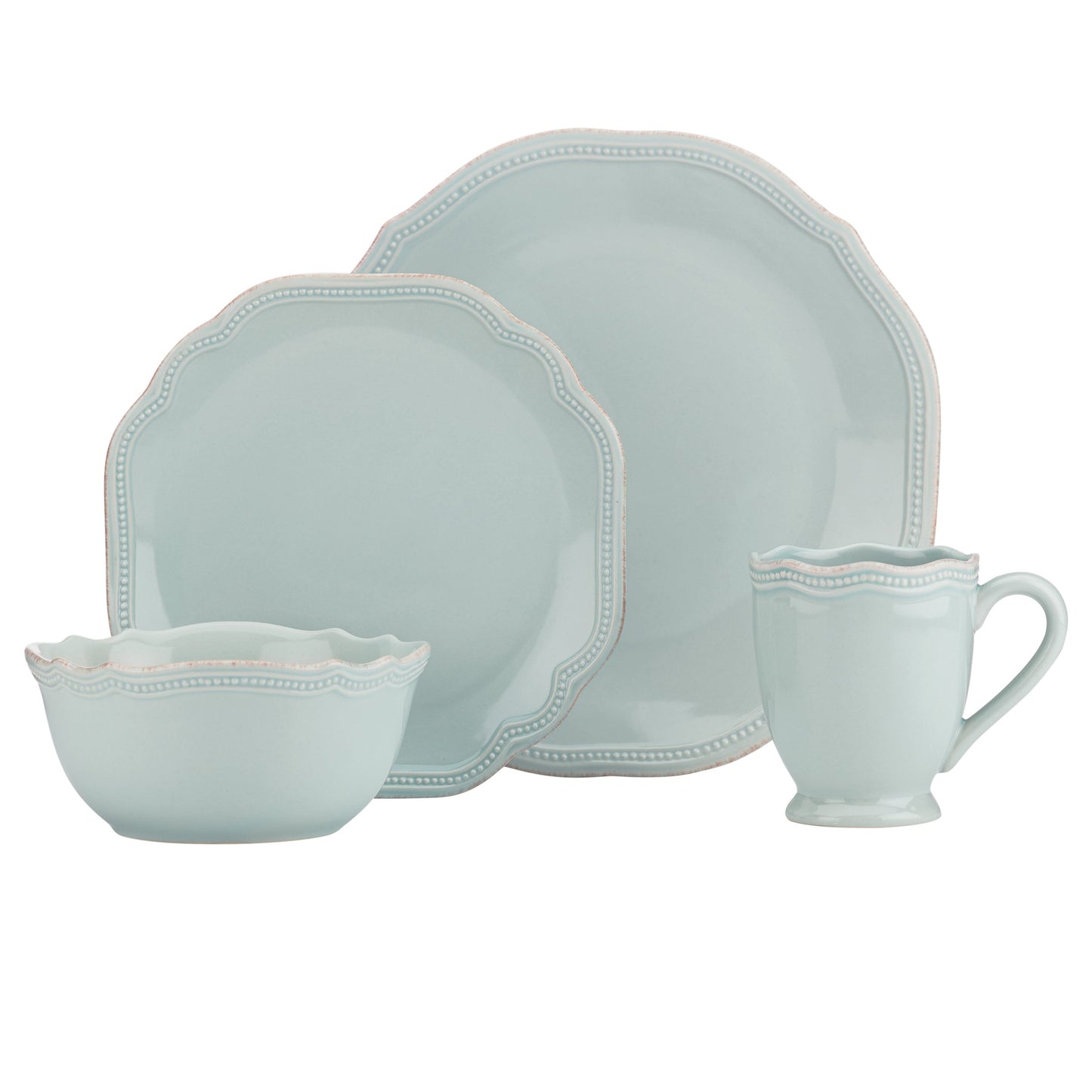 Lenox French Perle Bead Ice Blue 4-piece Place Setting