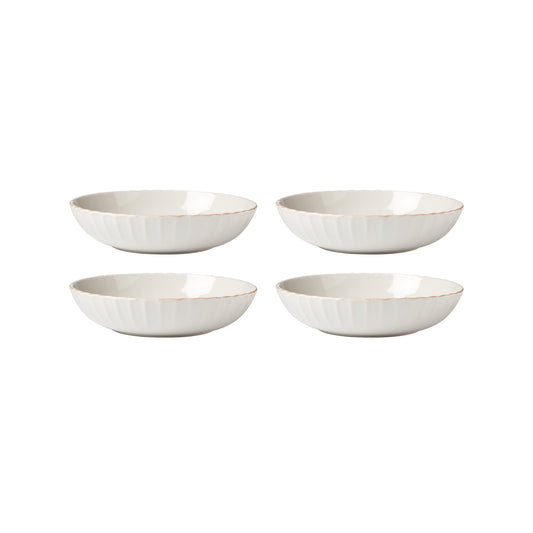 Lenox French Perle Scallop Pasta Bowls, Set of 4