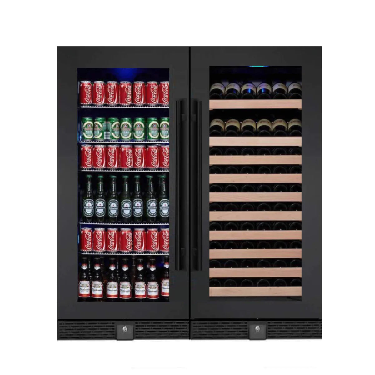 KingsBottle 48” Wide Wine and Beverage Cooler