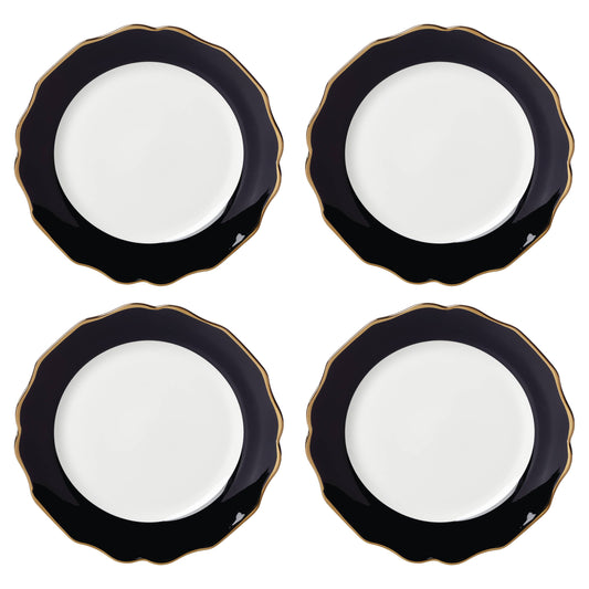 Lenox Contempo Luxe Black Dinner Plates, Set of 4