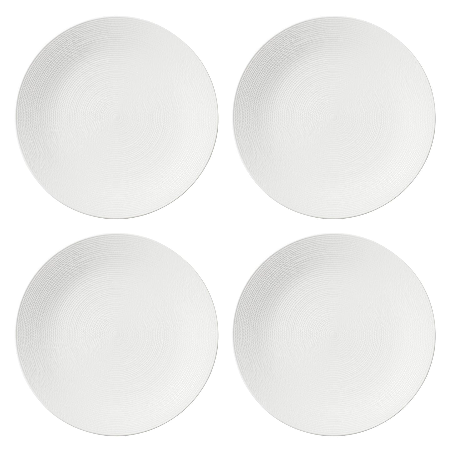 Lenox LX Collective White Dinner Plates, Set of 4