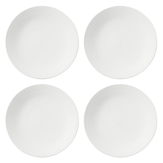 Lenox LX Collective White Dinner Plates, Set of 4