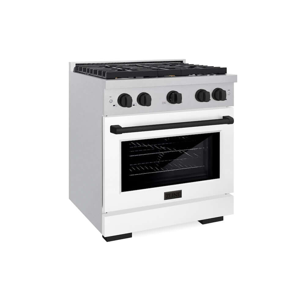 ZLINE Autograph Edition 30" 4 Burner Gas Range with Convection Gas Oven (SGRZ-30)