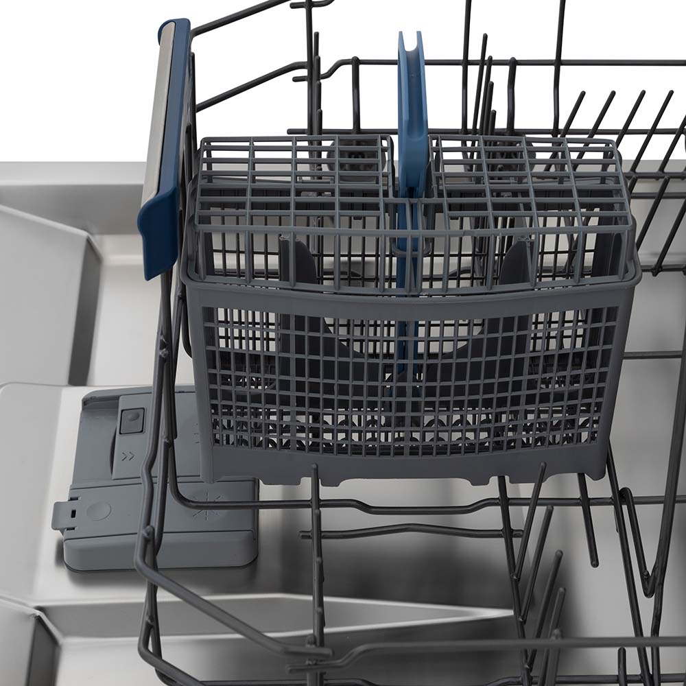ZLINE 24" Tallac Series 3rd Rack Dishwasher with Blue Matte Panel and Traditional Handle, 51dBa (DWV-BM-24)