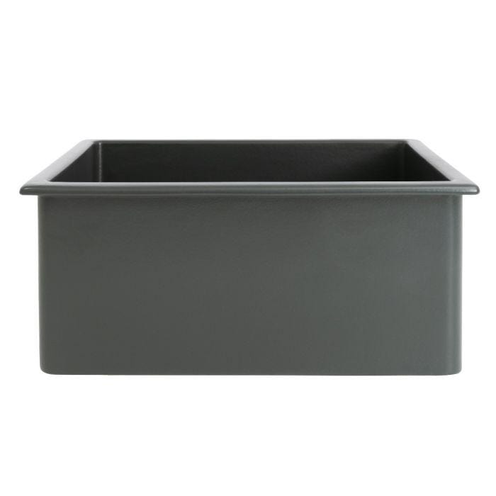 ZLINE Rome Dual Mount Fireclay Sink in Charcoal (FRC5123-CL-24)