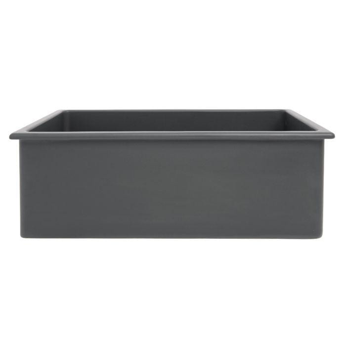 ZLINE Rome Dual Mount Fireclay Sink in Charcoal (FRC5124-CL-30)