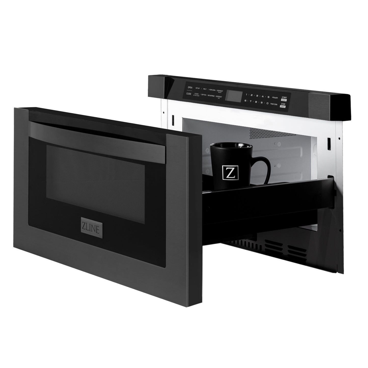 ZLINE 24" Built-in Microwave Drawer with Modern Handle (MWD-1)