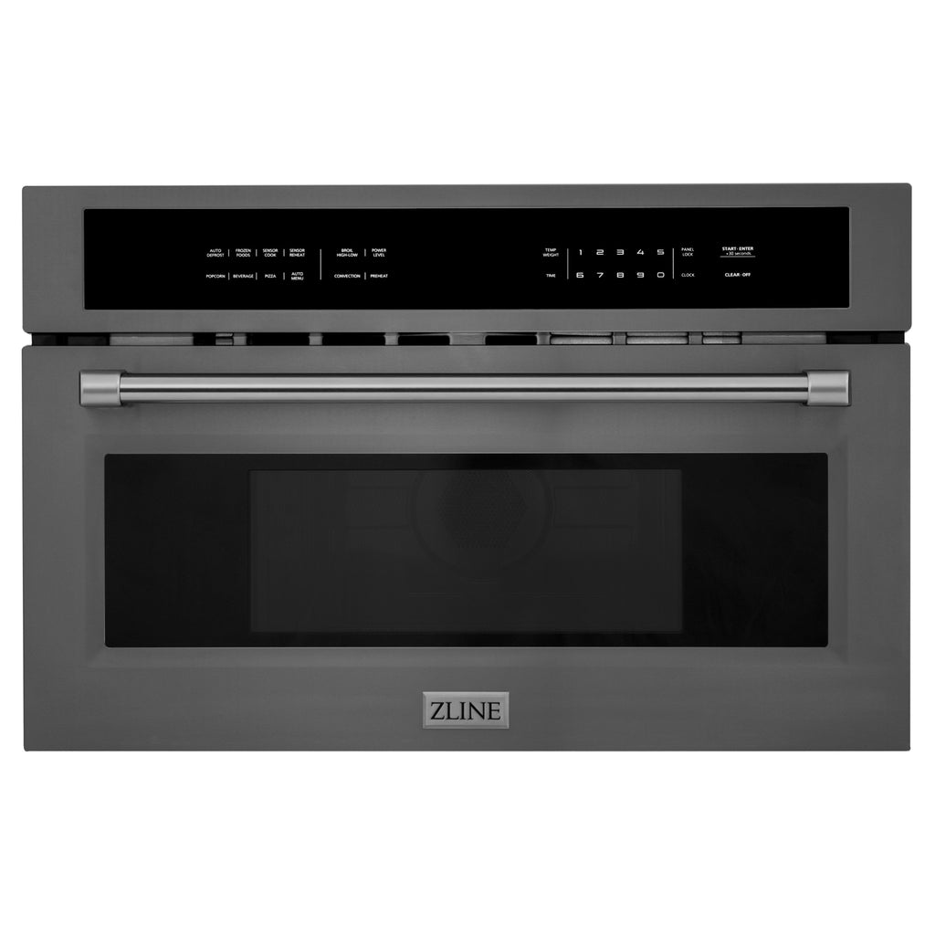 ZLINE 30 Inch wide, 1.6 cu ft. Built-in Convection Microwave Oven in Stainless Steel with Speed and Sensor Cooking (MWO-30)