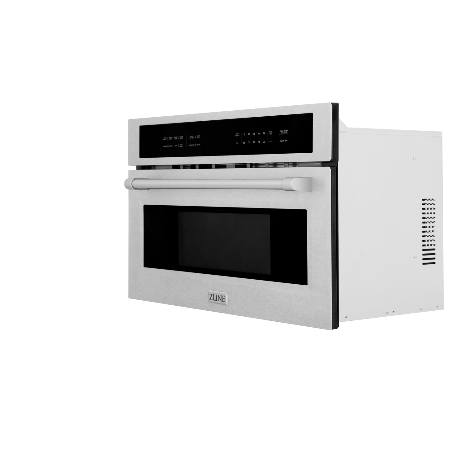 ZLINE 30 Inch wide, 1.6 cu ft. Built-in Convection Microwave Oven in Stainless Steel with Speed and Sensor Cooking (MWO-30)