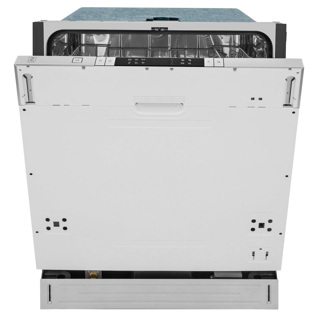 ZLINE 24 in. Panel Ready Top Control Dishwasher with Stainless Steel Tub, 52dBa (DW7713-24)