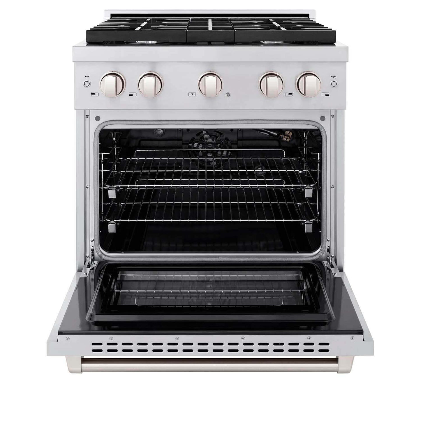 ZLINE 30" 4 Burner Gas Range with Convection Gas Oven in Stainless Steel (SGR-30)