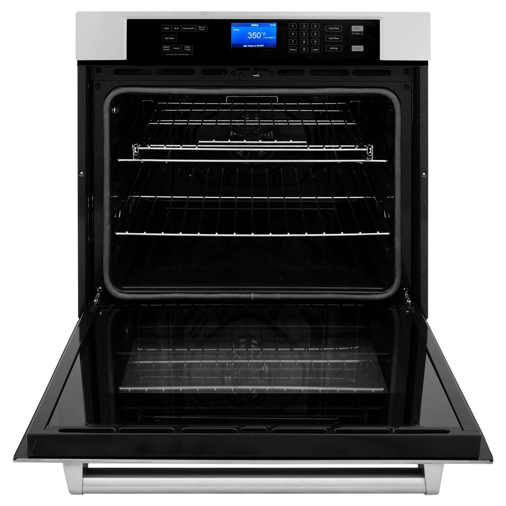 ZLINE 30 in. Professional Electric Single Wall Oven with Self Clean and True Convection in Stainless Steel (AWS-30)