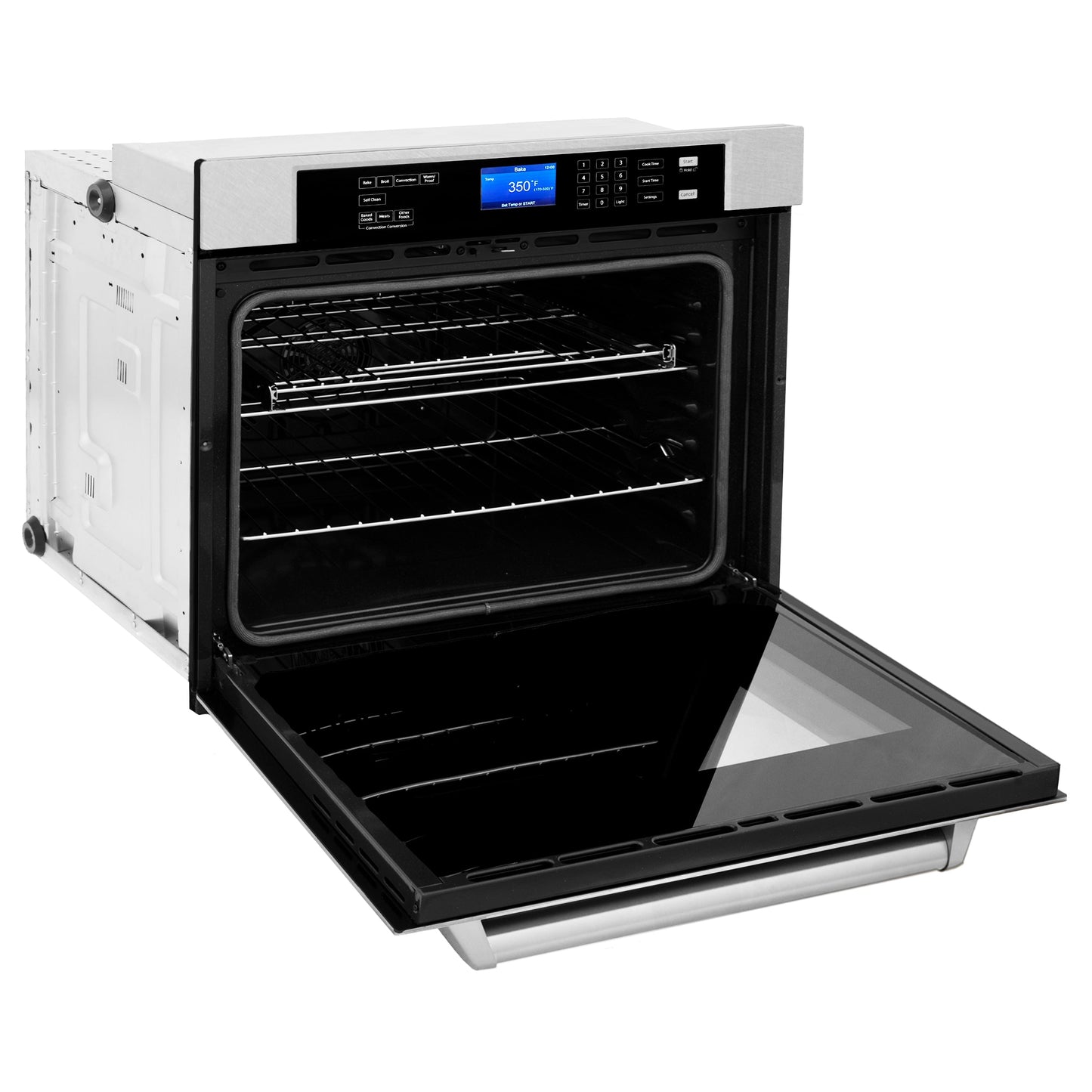 ZLINE 30" Professional Single Wall Oven with Self Clean and True Convection in Stainless Steel (AWS-30)