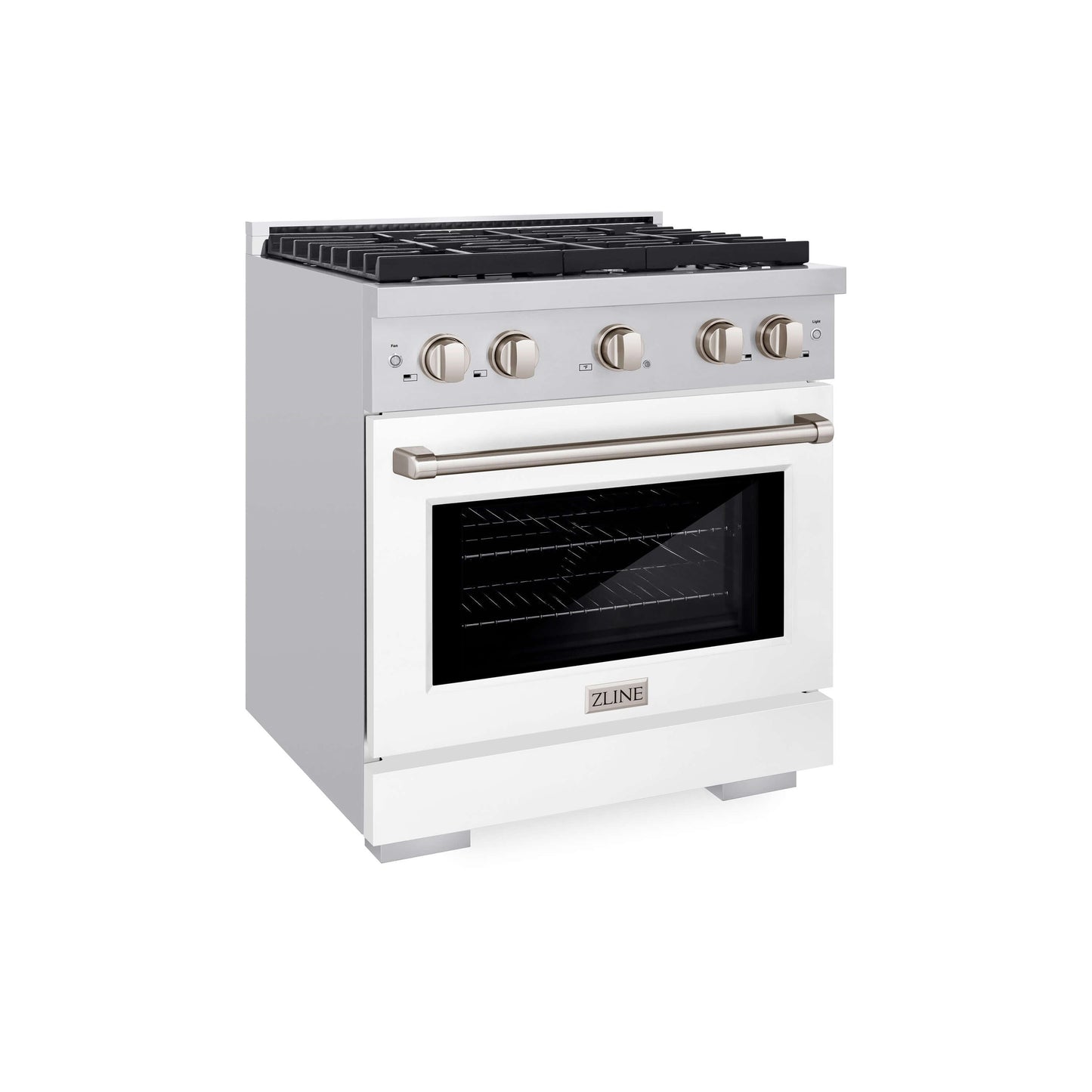 ZLINE 30" 4 Burner Gas Range with Convection Gas Oven in Stainless Steel (SGR-30)