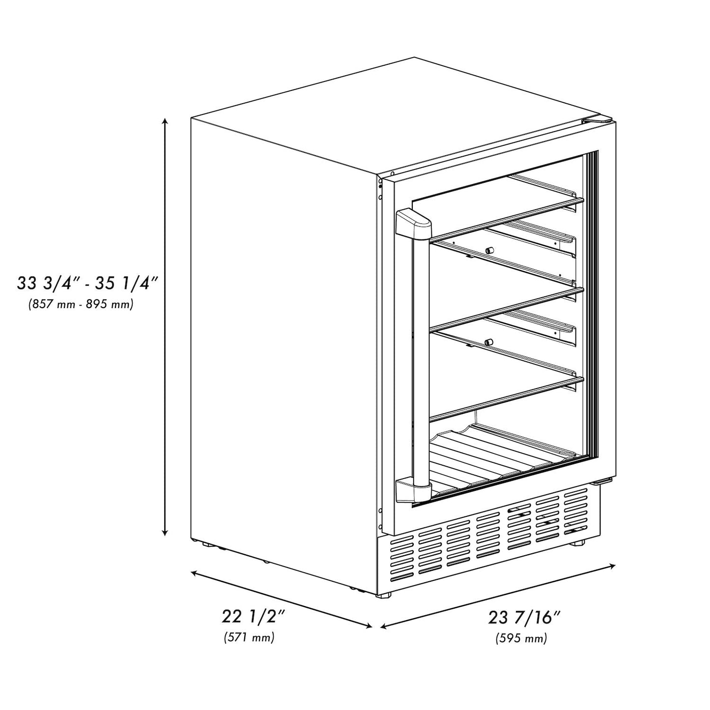 ZLINE Kitchen Package with 24 in. Wine Cooler and 24 in. Beverage Fridge (2KP-RBV-RWV)