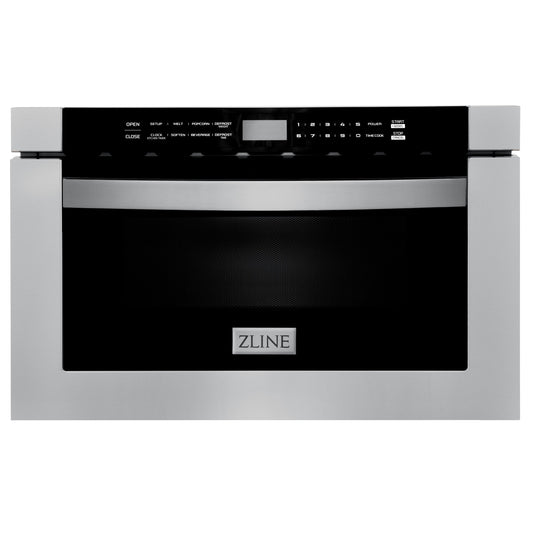 ZLINE 24" Built-in Microwave Drawer with Modern Handle (MWD-1)