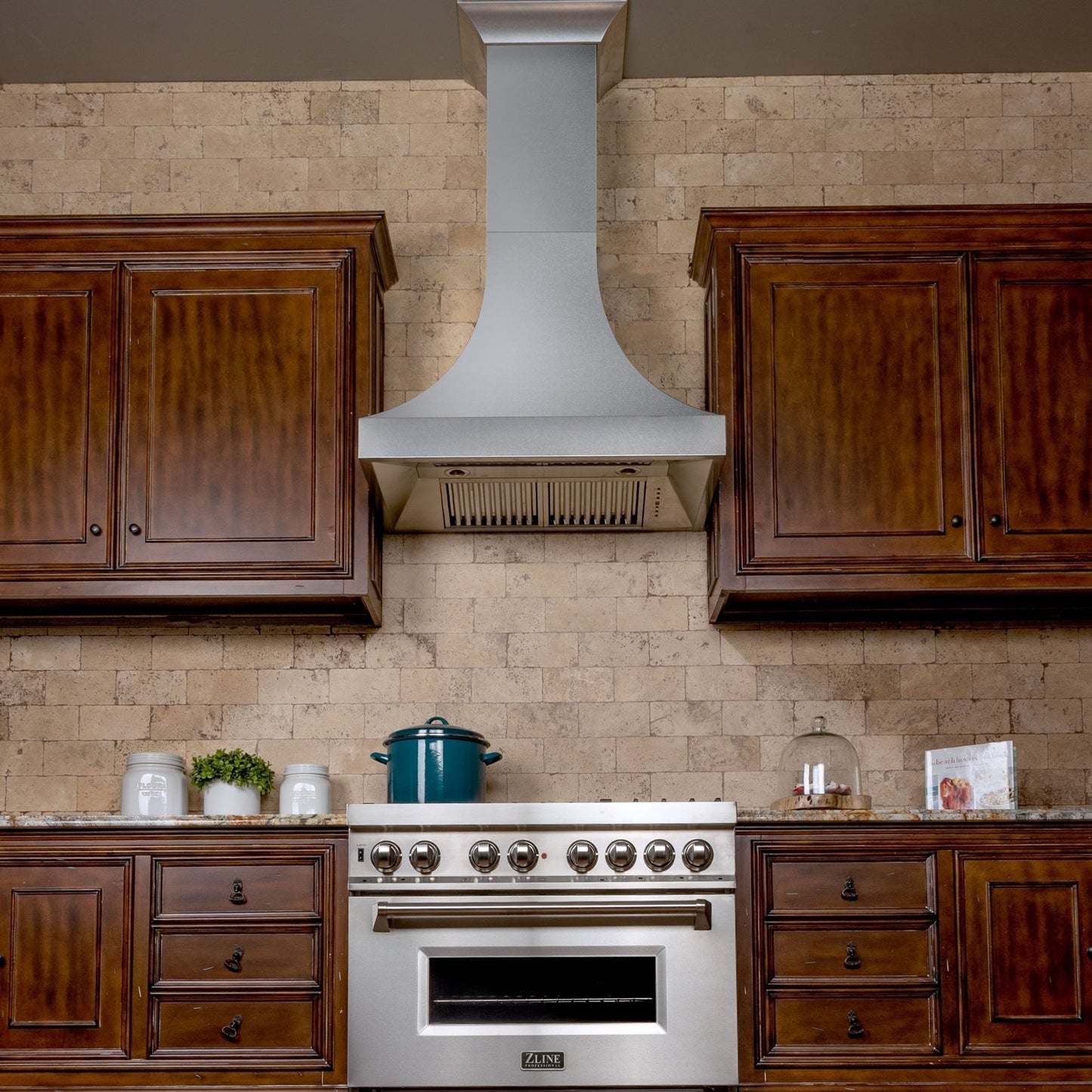 ZLINE Designer Series DuraSnow® Stainless Steel Wall Range Hood (8632S)