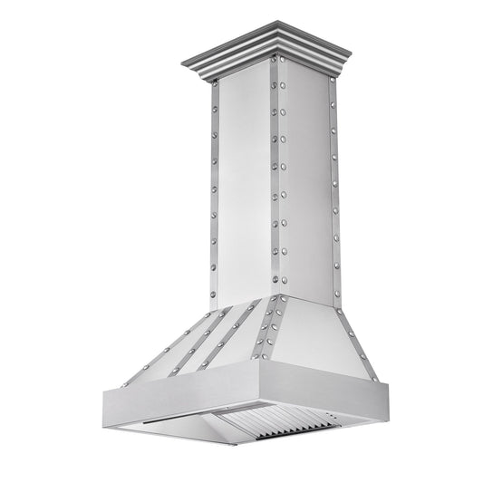 ZLINE Convertible Vent Designer Series Wall Mount Range Hood in DuraSnow™ Stainless Steel (655-4SSSS)