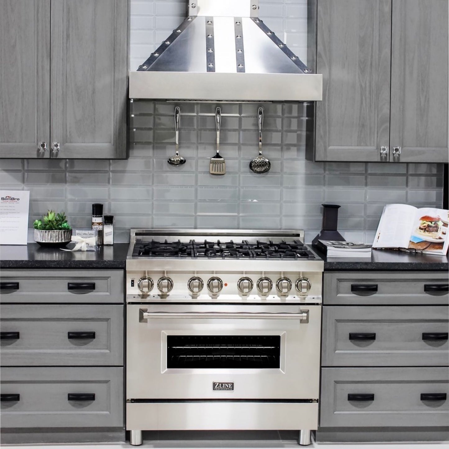 ZLINE Convertible Vent Designer Series Wall Mount Range Hood in DuraSnow™ Stainless Steel (655-4SSSS)