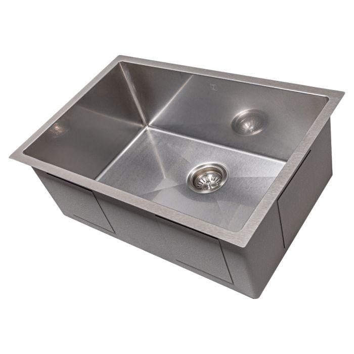 ZLINE Meribel 27" Undermount Single Bowl Sink in DuraSnow® Stainless Steel (SRS-27S)