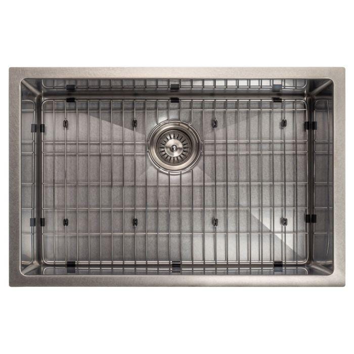 ZLINE Meribel 27" Undermount Single Bowl Sink in DuraSnow® Stainless Steel (SRS-27S)