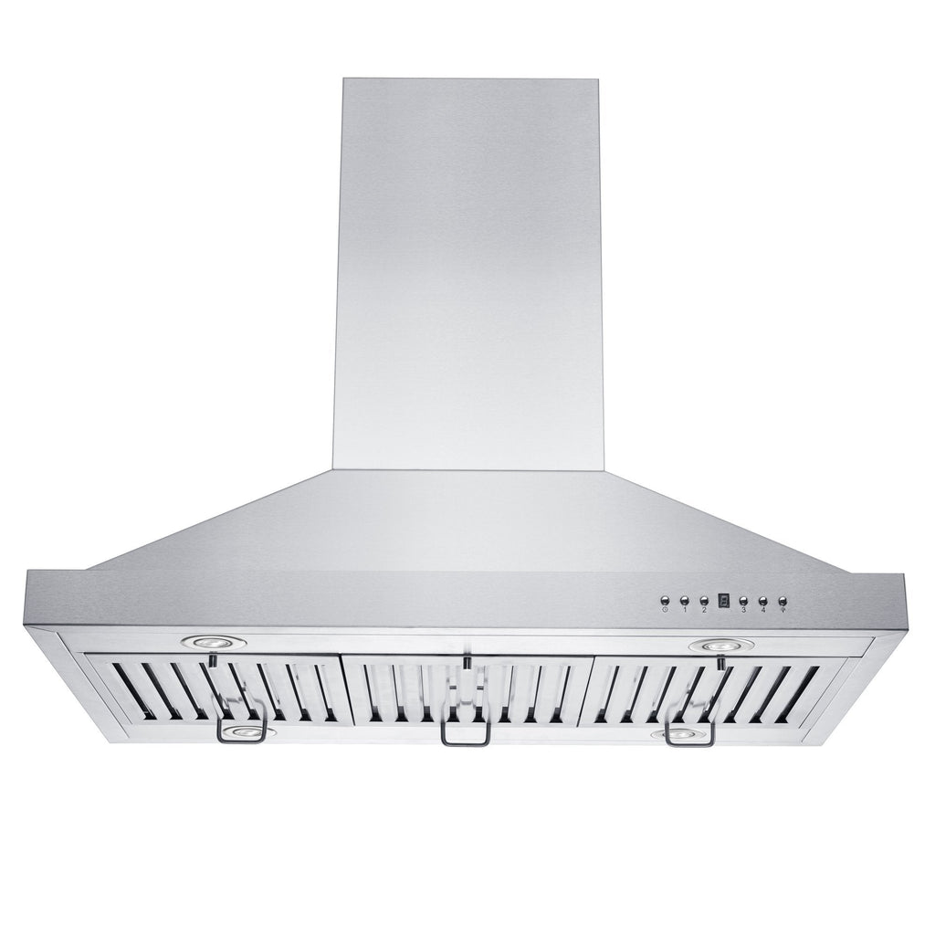 ZLINE Convertible Vent Island Mount Range Hood in Stainless Steel (GL2i)