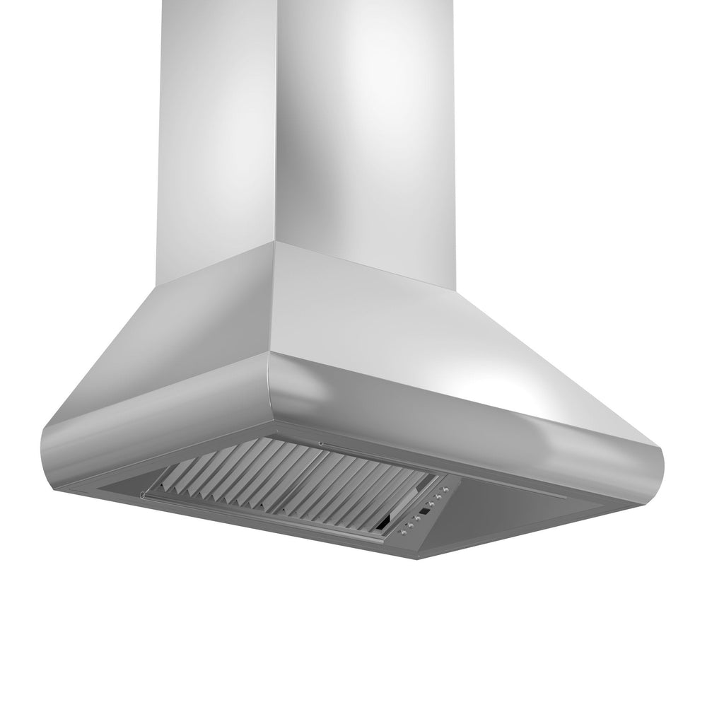 ZLINE Wall Mount Range Hood in Stainless Steel - Includes Remote Blower (687-RD/RS)