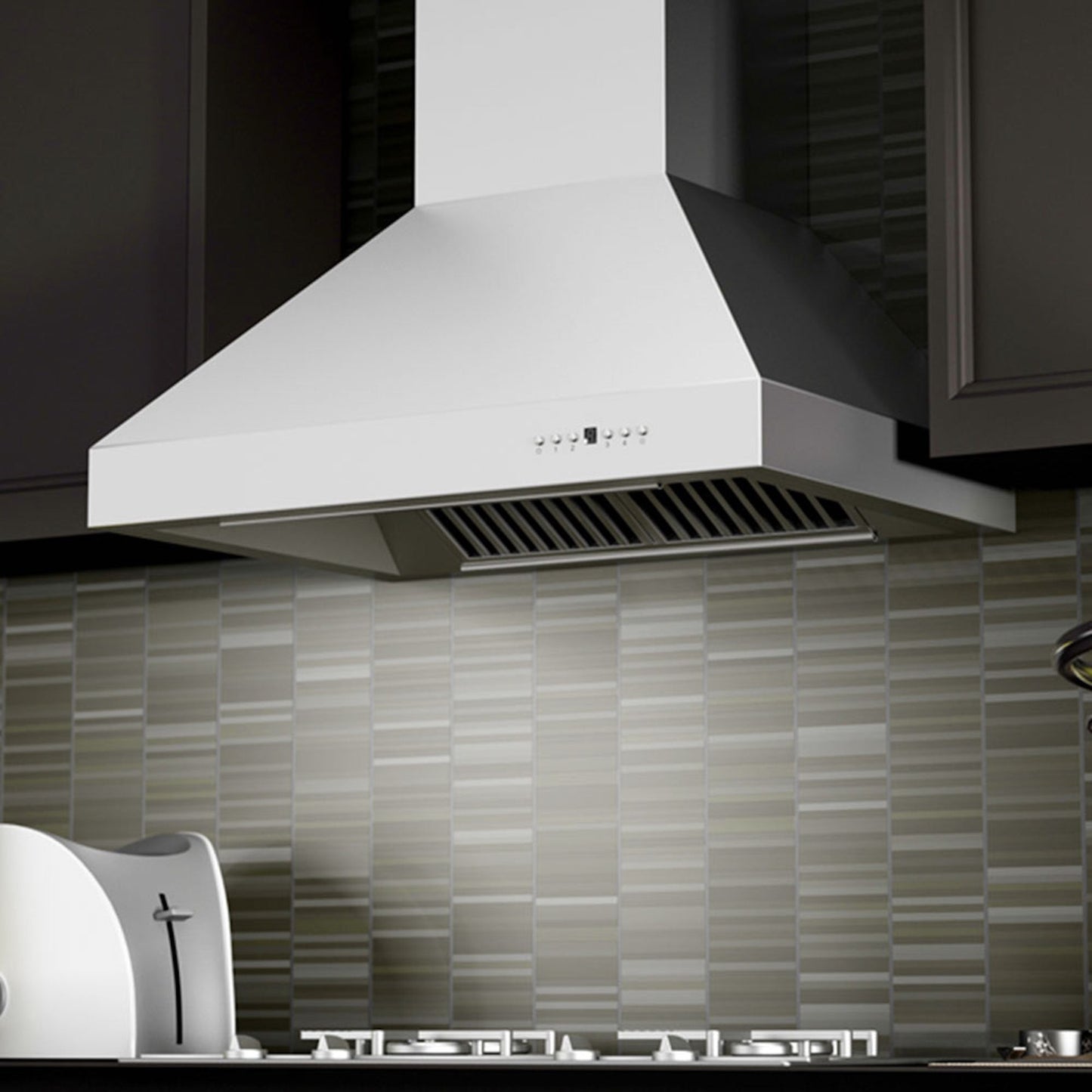 ZLINE Wall Mount Range Hood in Stainless Steel - Includes Remote Blower (697-RD)