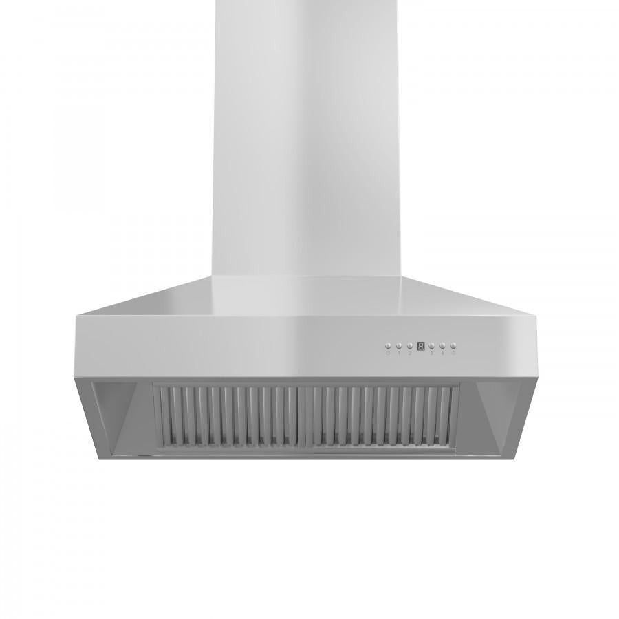 ZLINE Wall Mount Range Hood in Stainless Steel - Includes Remote Blower (697-RD)