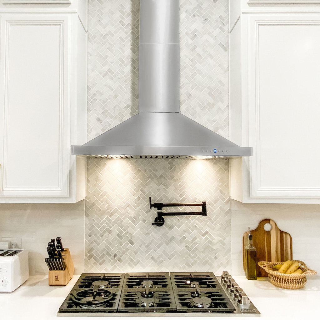 ZLINE Convertible Vent Wall Mount Range Hood in Stainless Steel