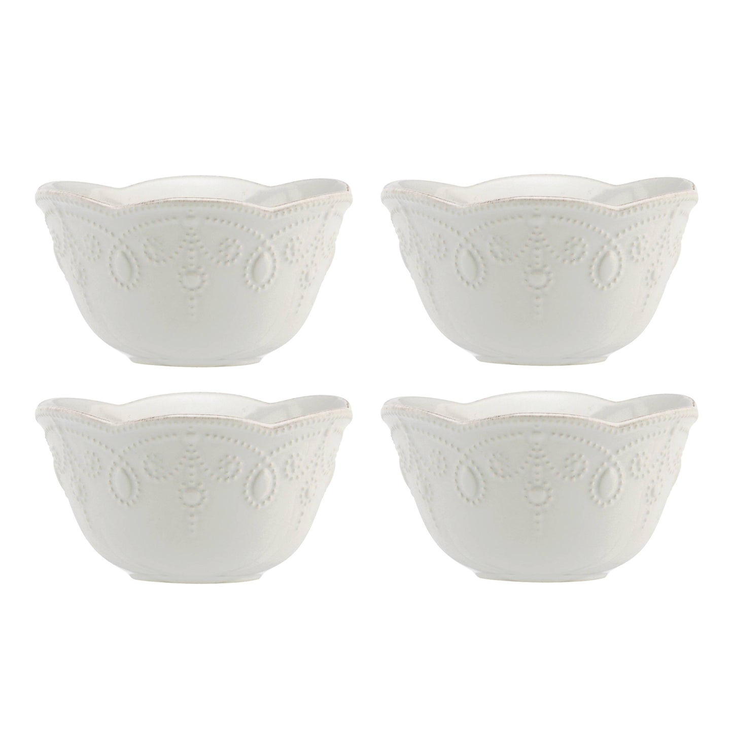 Lenox French Perle Fruit Bowls, Set of 4