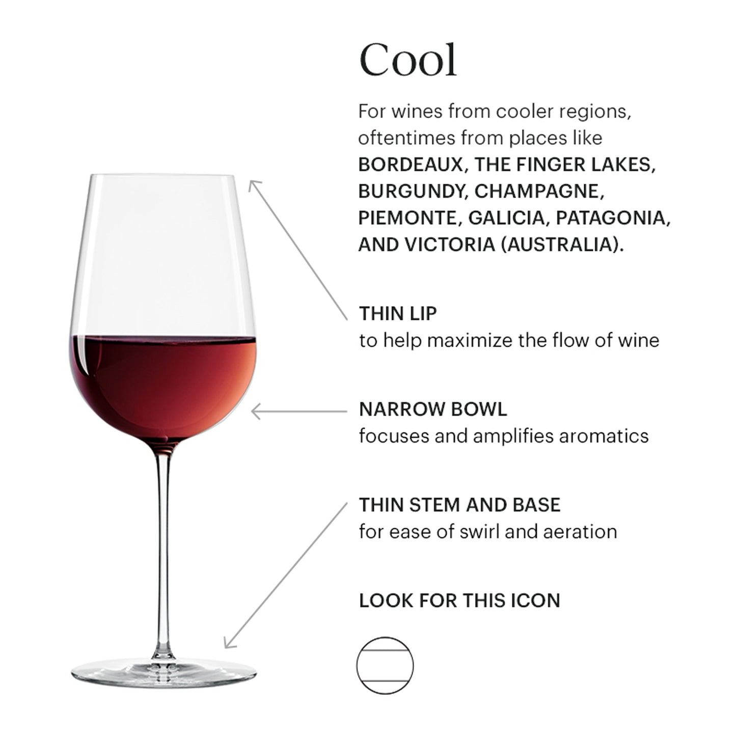 Signature Series Warm & Cool Region Wine Glasses