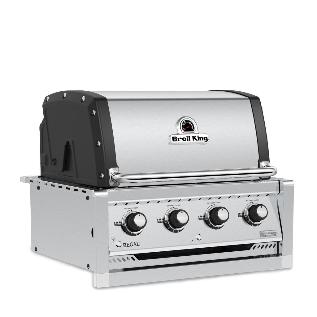 Broil King Regal S420 4-Burner Built-In Gas Grill - Stainless Steel - 885714 LP / 885717 NG