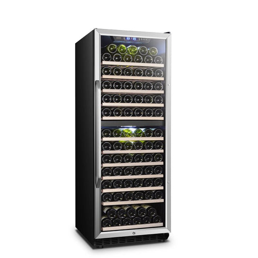 Lanbo 24" Wide, 138 Bottle Dual Zone Wine Cooler