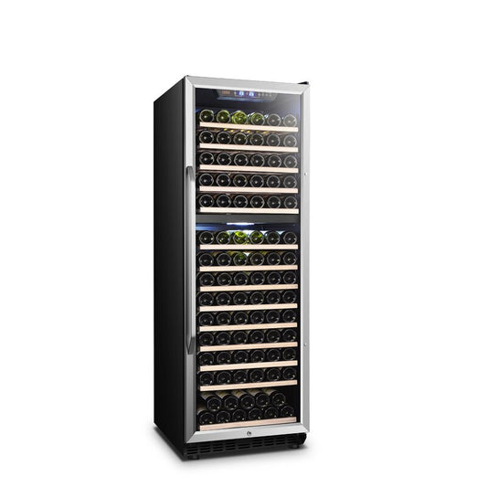 Lanbo 24" Wide, 160 Bottle Dual Zone Wine Cooler
