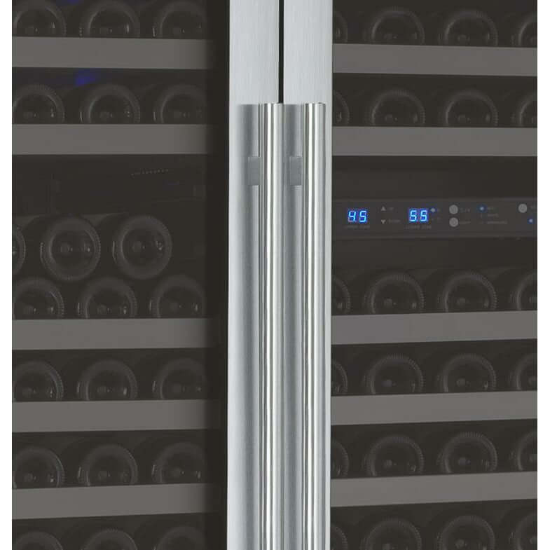 Allavino 47" Wide | 349 Bottle Triple Zone Side-by-Side Wine Cooler | Tru-Vino Technology and FlexCount II Shelving