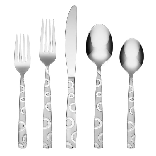 Hemisphere Sand 20-Piece Flatware Set